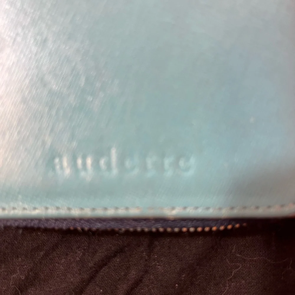 Audette Mint Leather Wallet